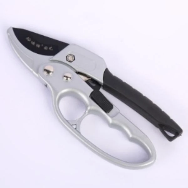 Silver And Black Two-color Segmented Pruning Shears